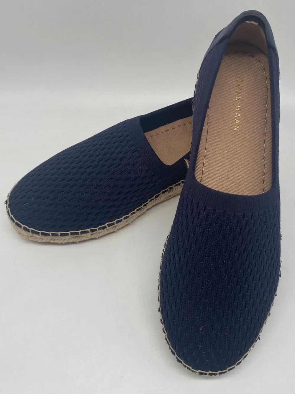 COLE HAAN CLOUDFEEL KNIT SLIP ON ESPADRILLES SHOES US WOMEN SIZE 6B